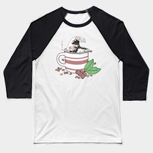 the great wave of coffee Baseball T-Shirt